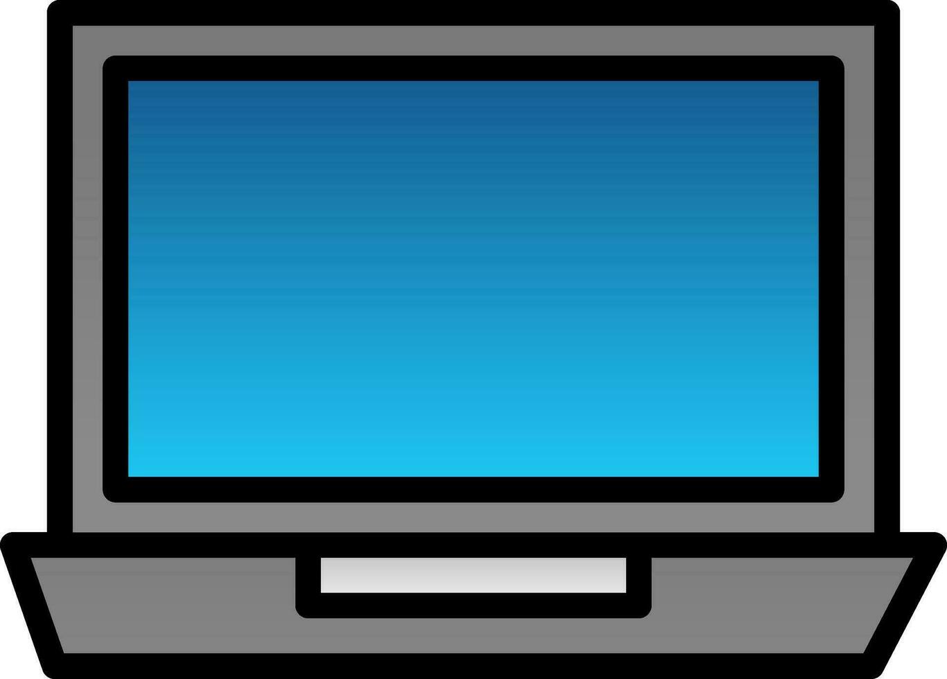 Laptop Vector Icon Design