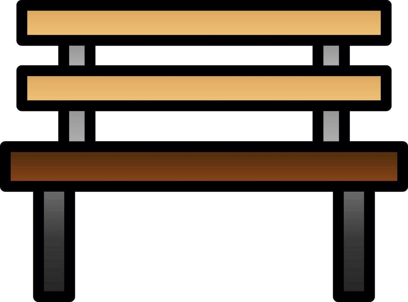 Bench Vector Icon Design