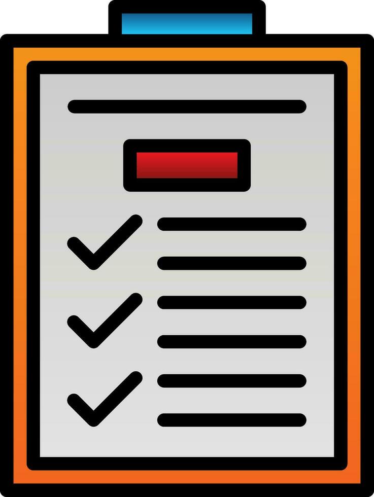 Checklist Vector Icon Design