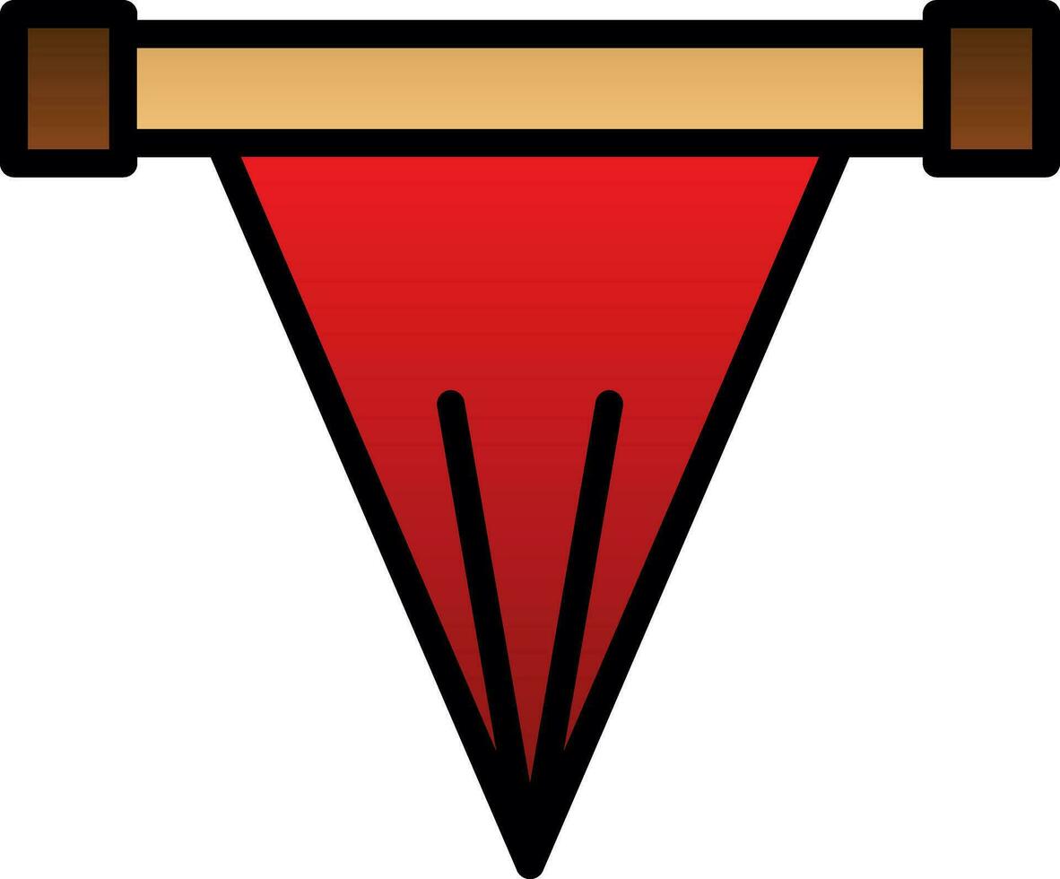 Offside flag Vector Icon Design