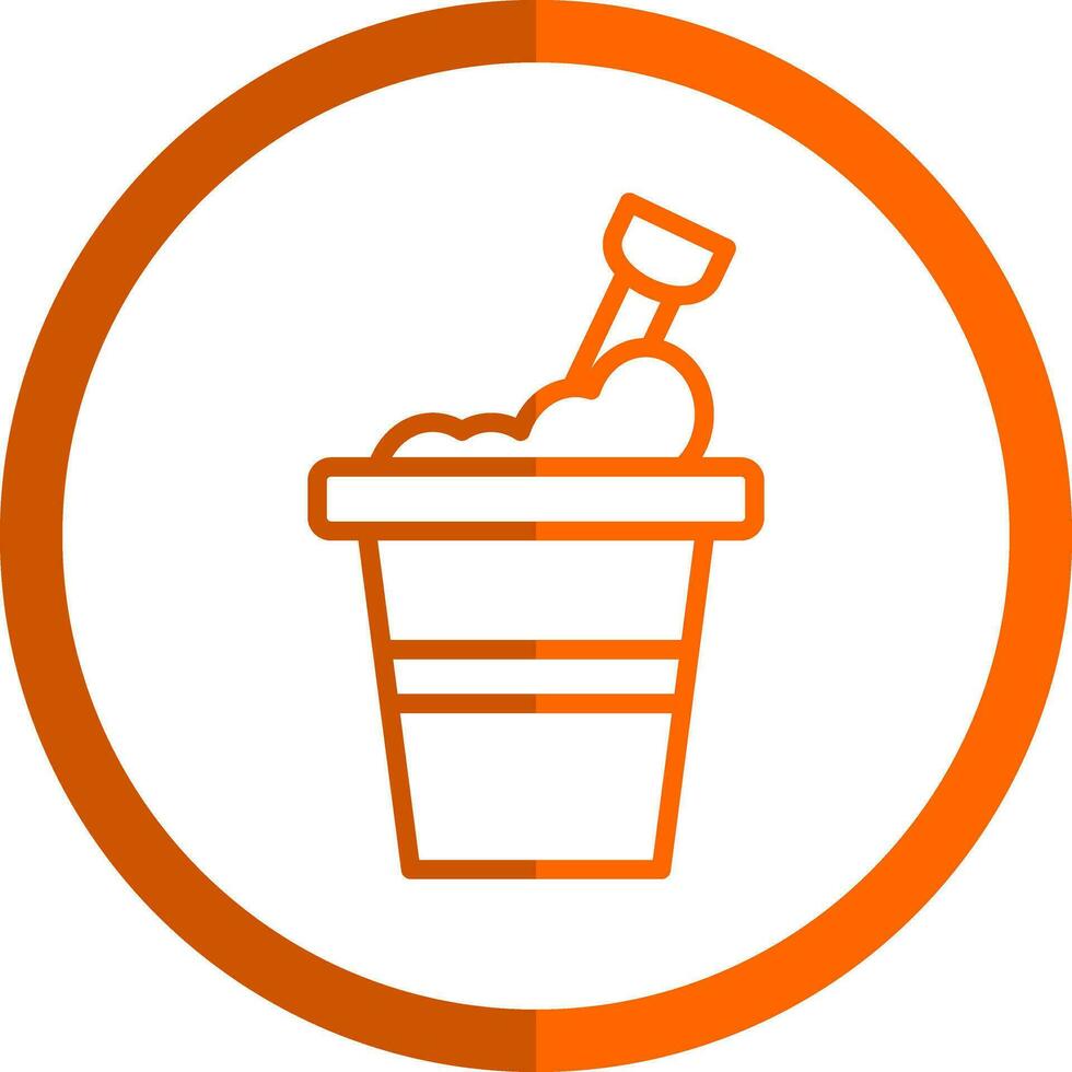 Bucket Vector Icon Design