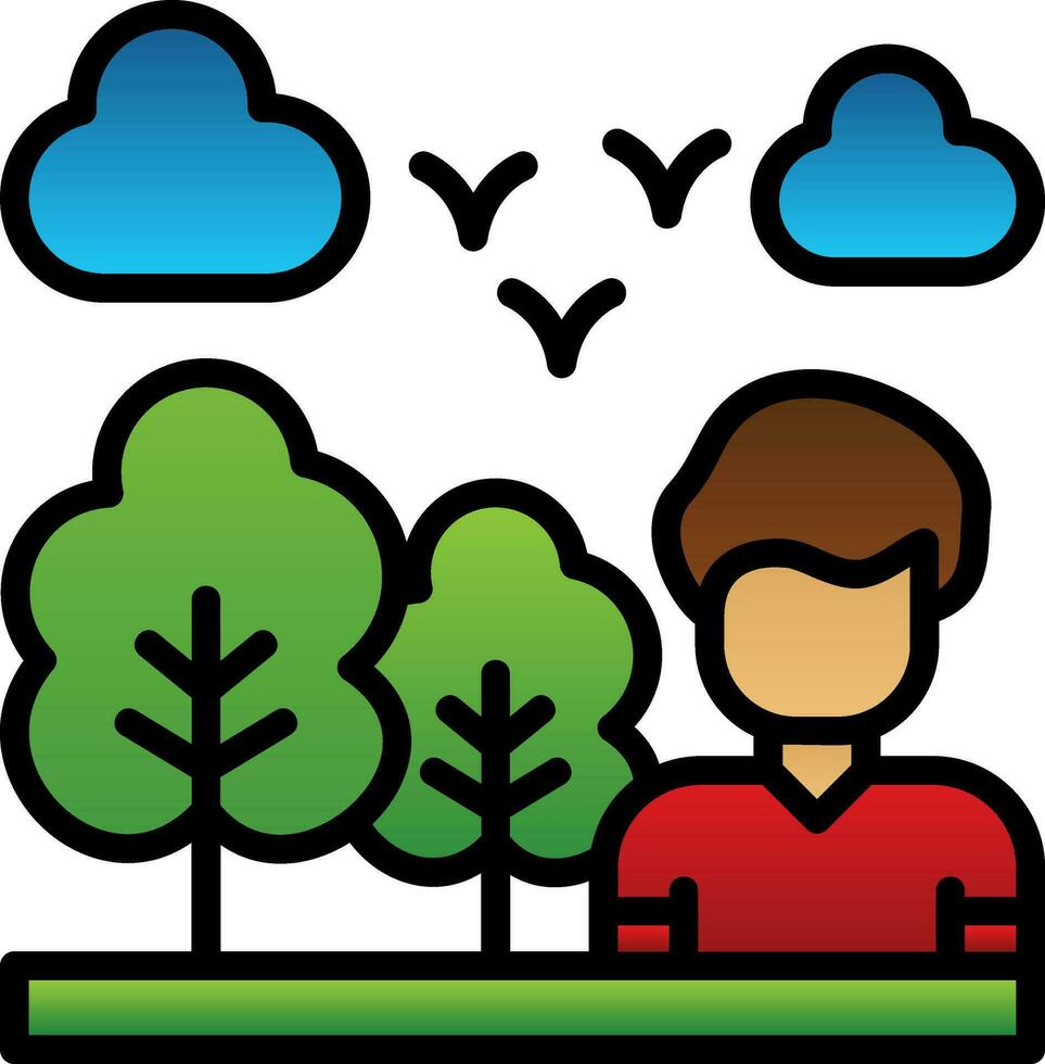 Adventurer Vector Icon Design