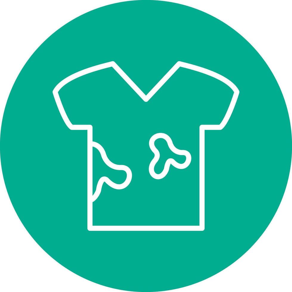 Dirty clothes Vector Icon Design