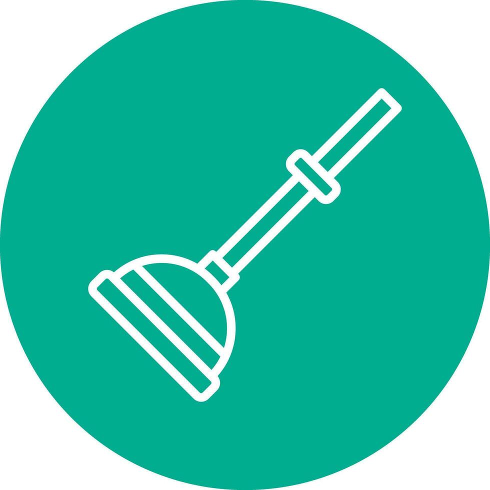 Plunger Vector Icon Design
