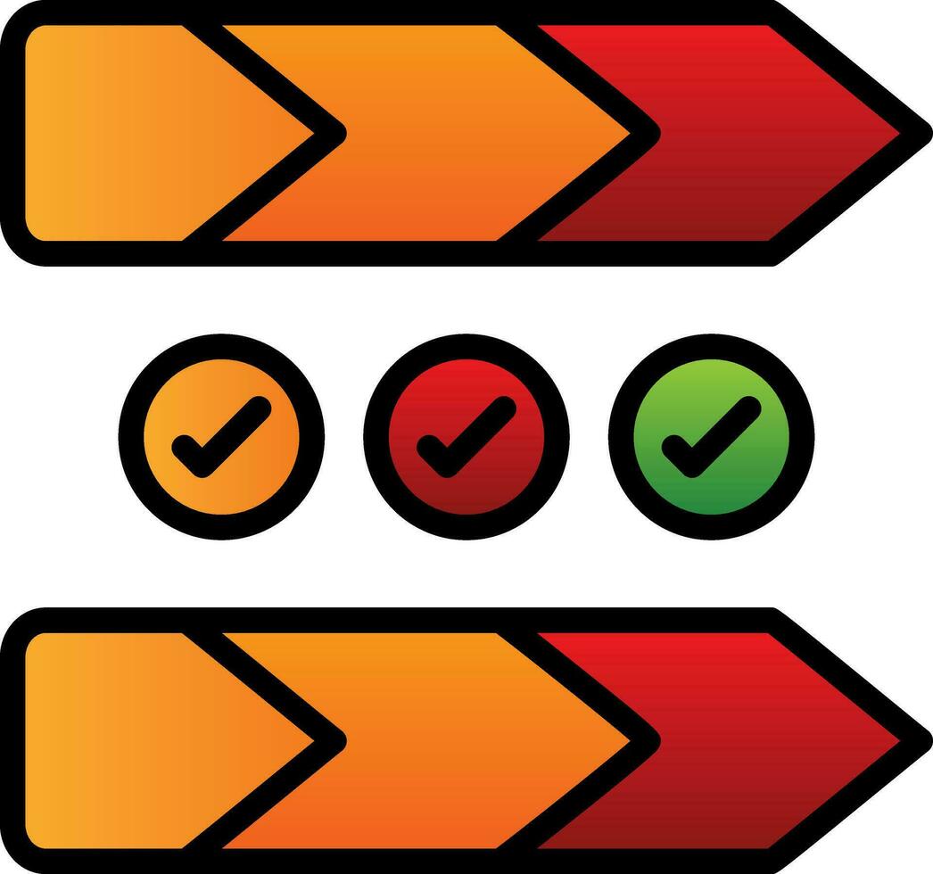 Value chain Vector Icon Design