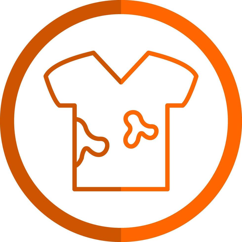 Dirty clothes Vector Icon Design