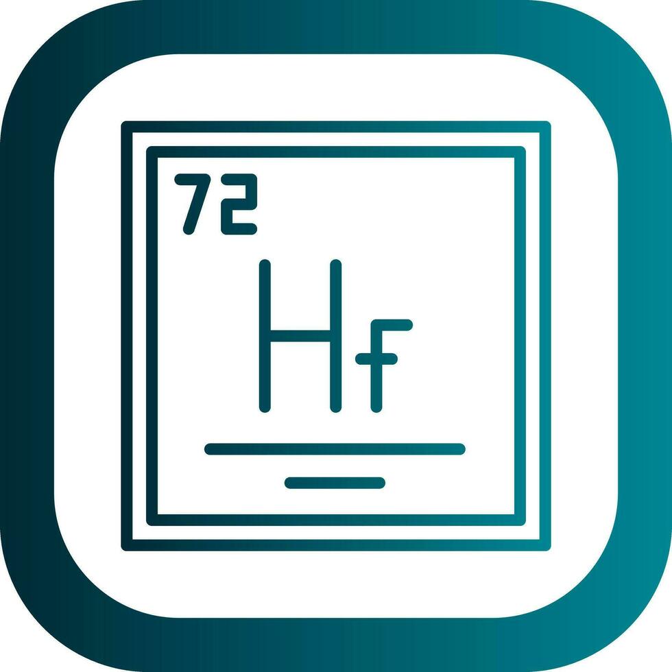 Hafnium Vector Icon Design