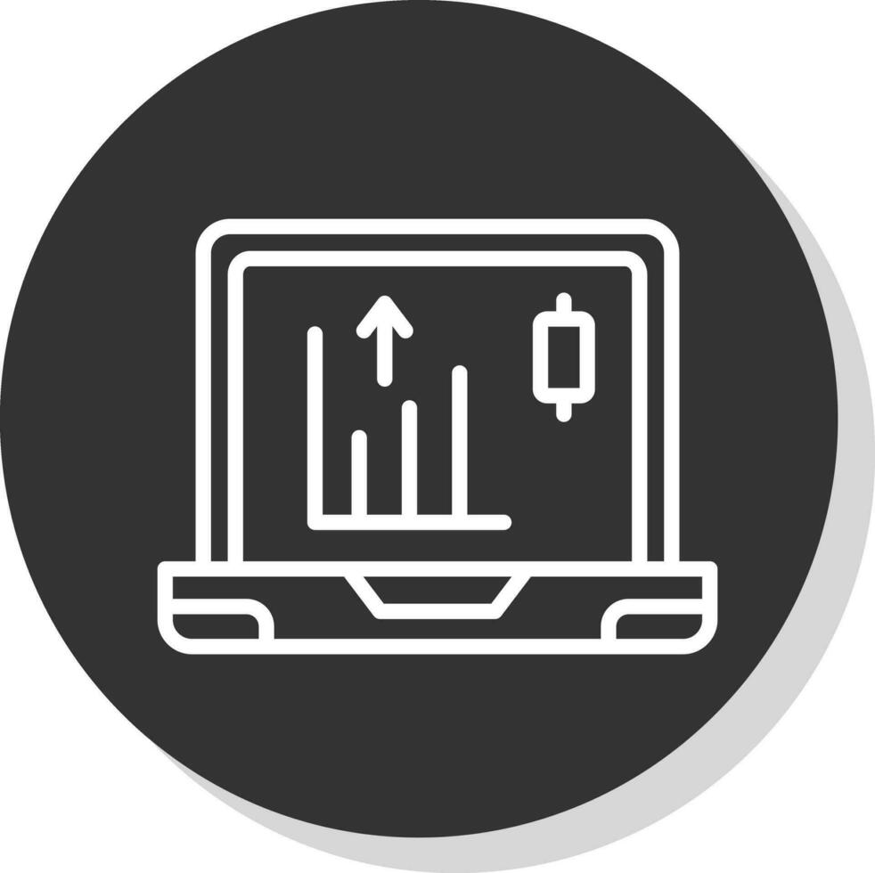 Stock market Vector Icon Design