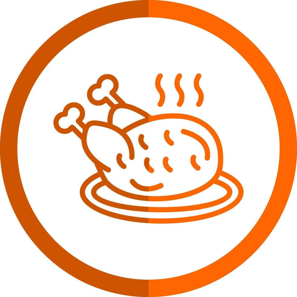 Chicken Vector Icon Design