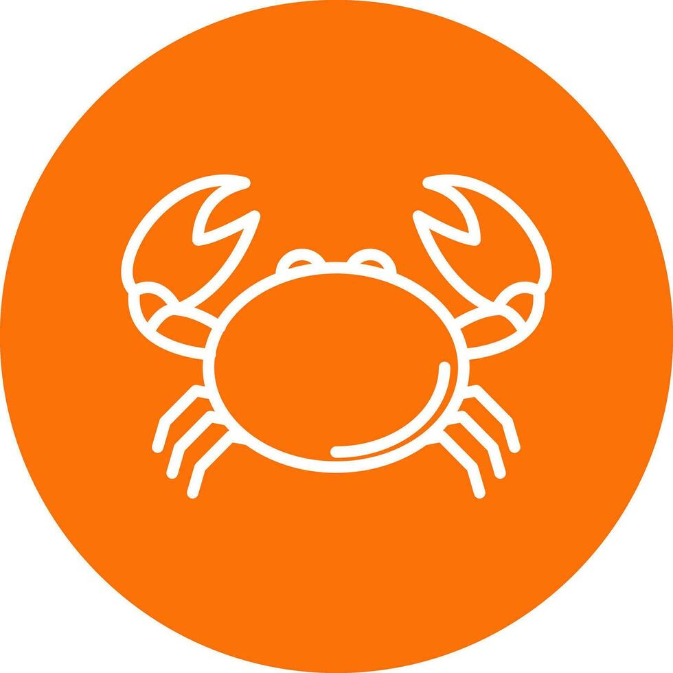 Crab Vector Icon Design