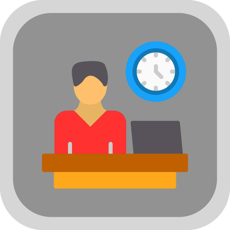 Occupied Vector Icon Design