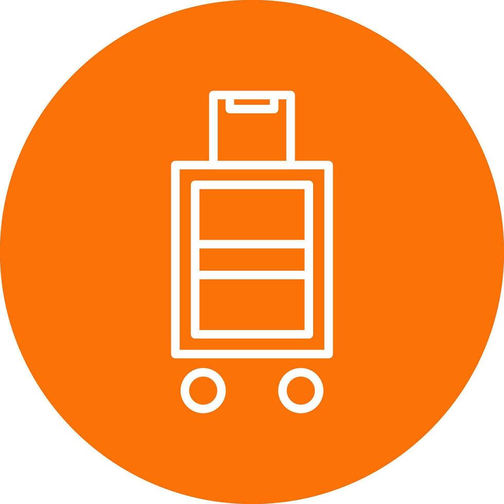 Luggage Vector Icon Design