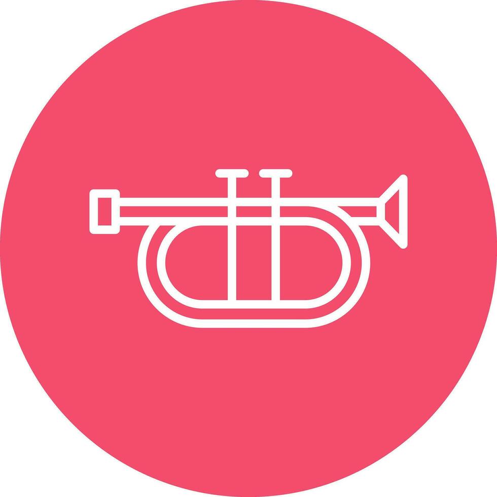 Trumpet Vector Icon Design