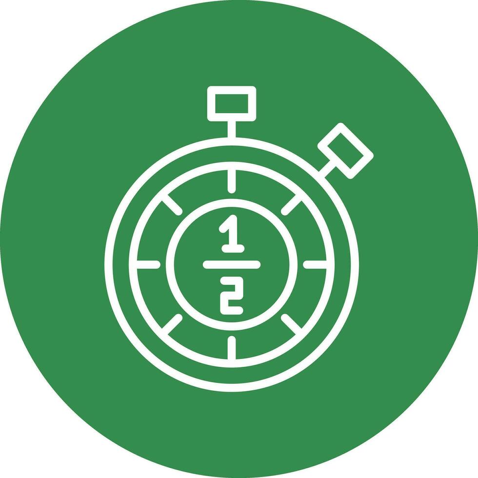 Half time Vector Icon Design