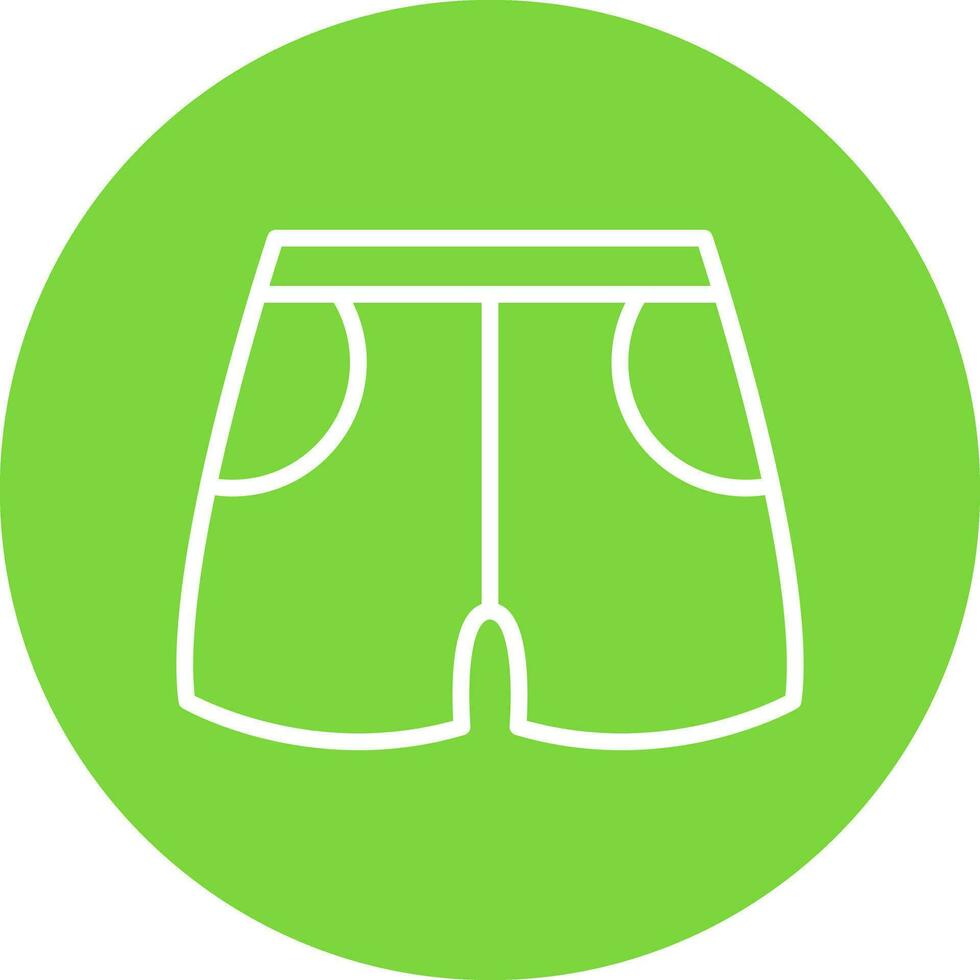 Swim shorts Vector Icon Design