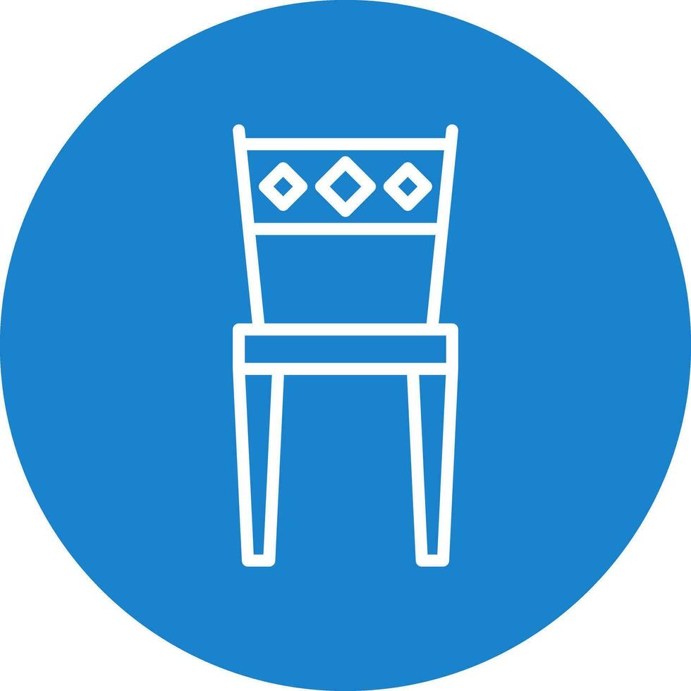 diseño de icono de vector de silla