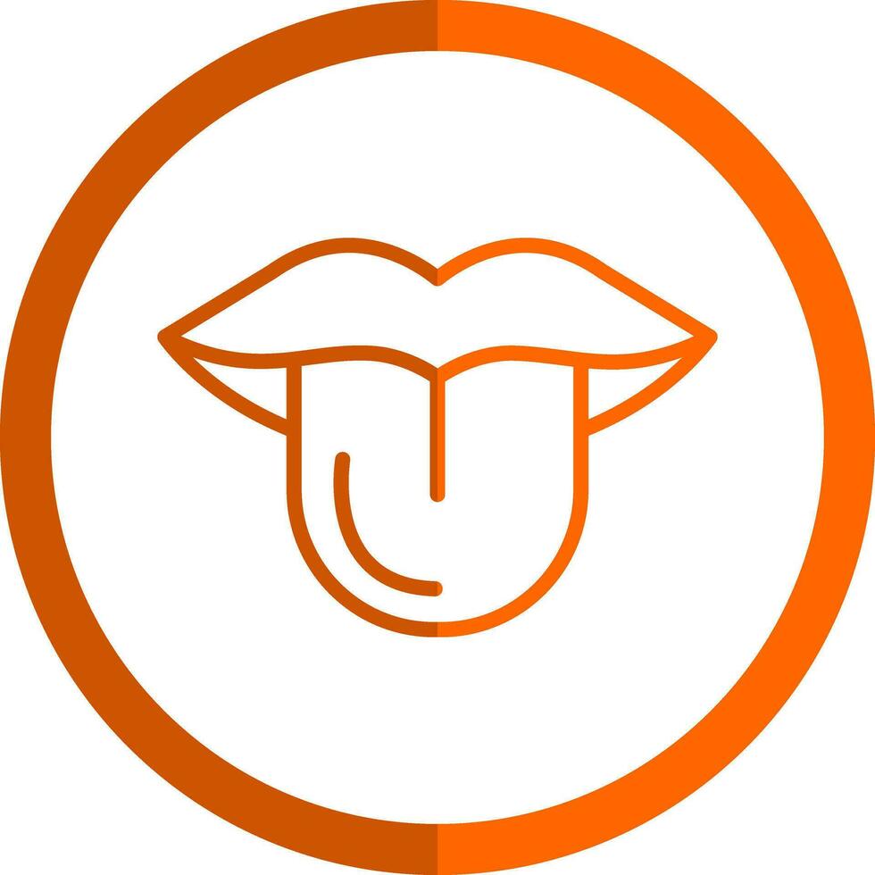 Tongue Vector Icon Design