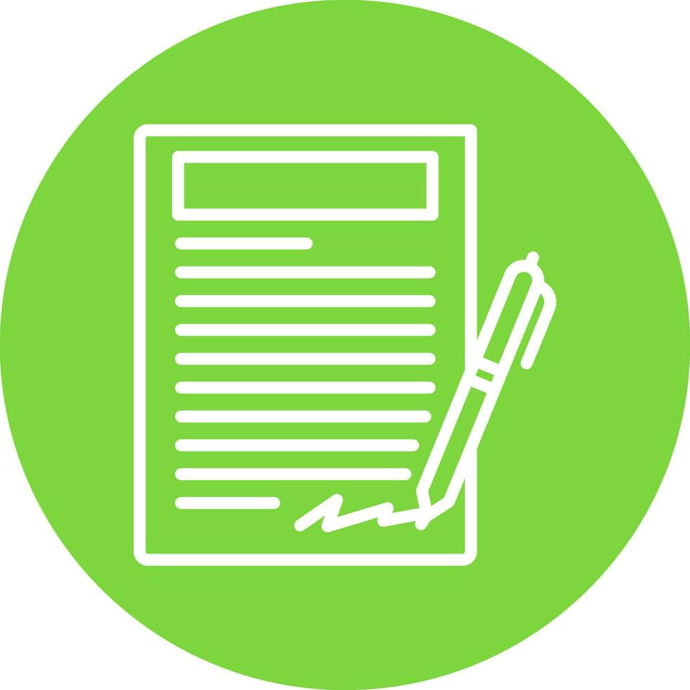 Agreement Vector Icon Design