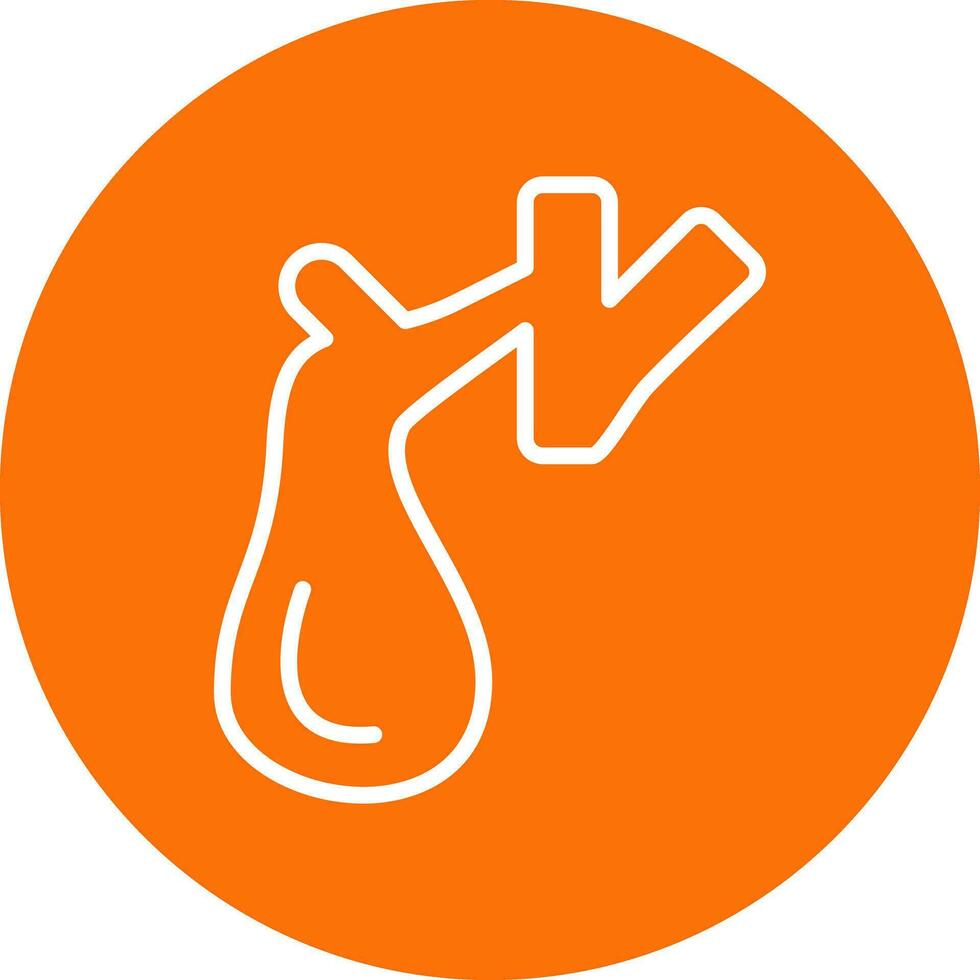 Gallbladder Vector Icon Design