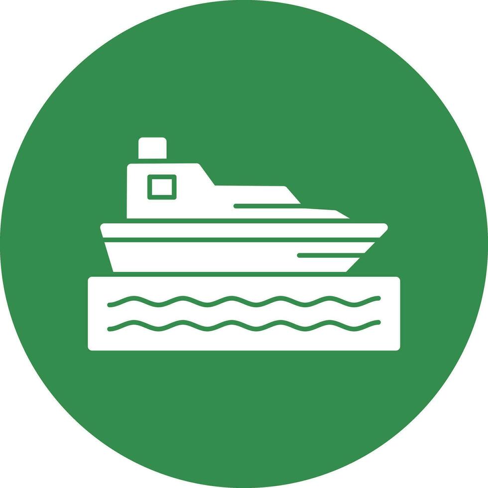 Boat Vector Icon Design