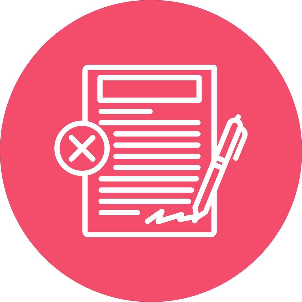 Disagreement Vector Icon Design