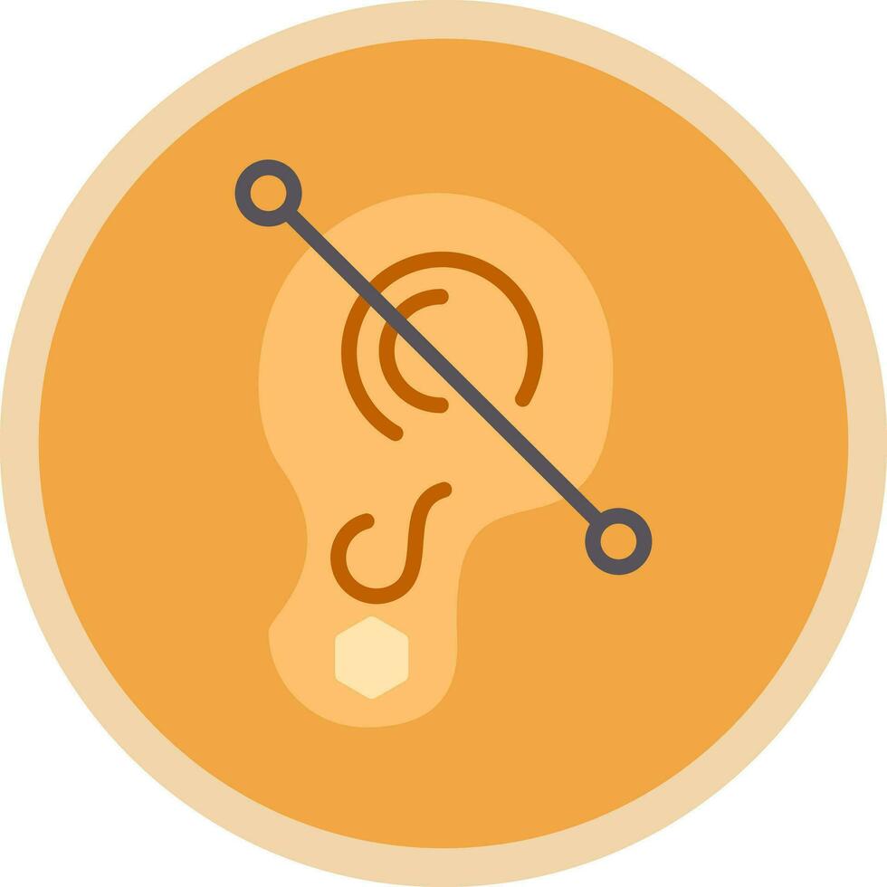 Percing line Vector Icon Design