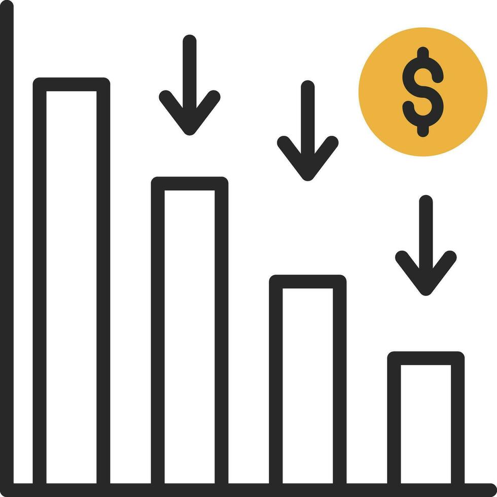 Loss Vector Icon Design