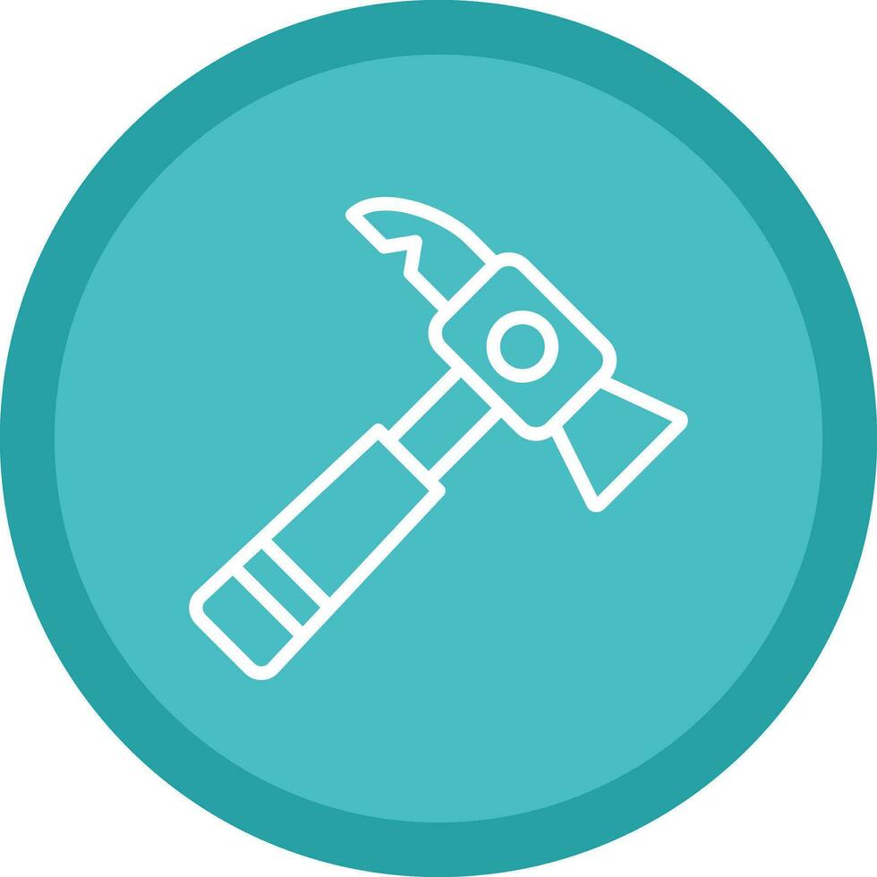 Inverse hammer Vector Icon Design