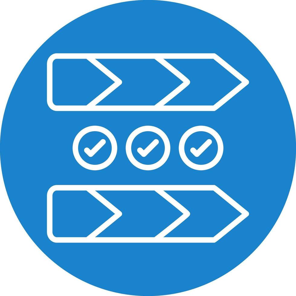 Value chain Vector Icon Design