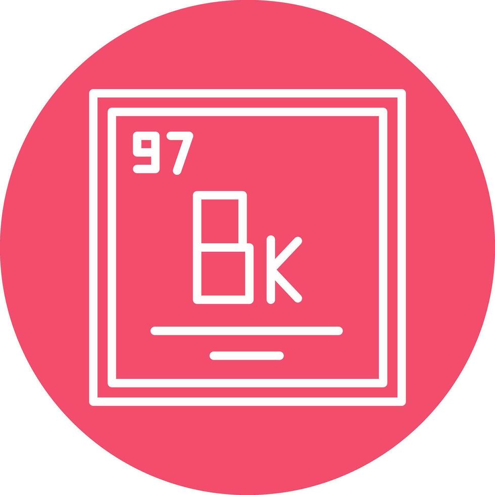 Berkelium Vector Icon Design