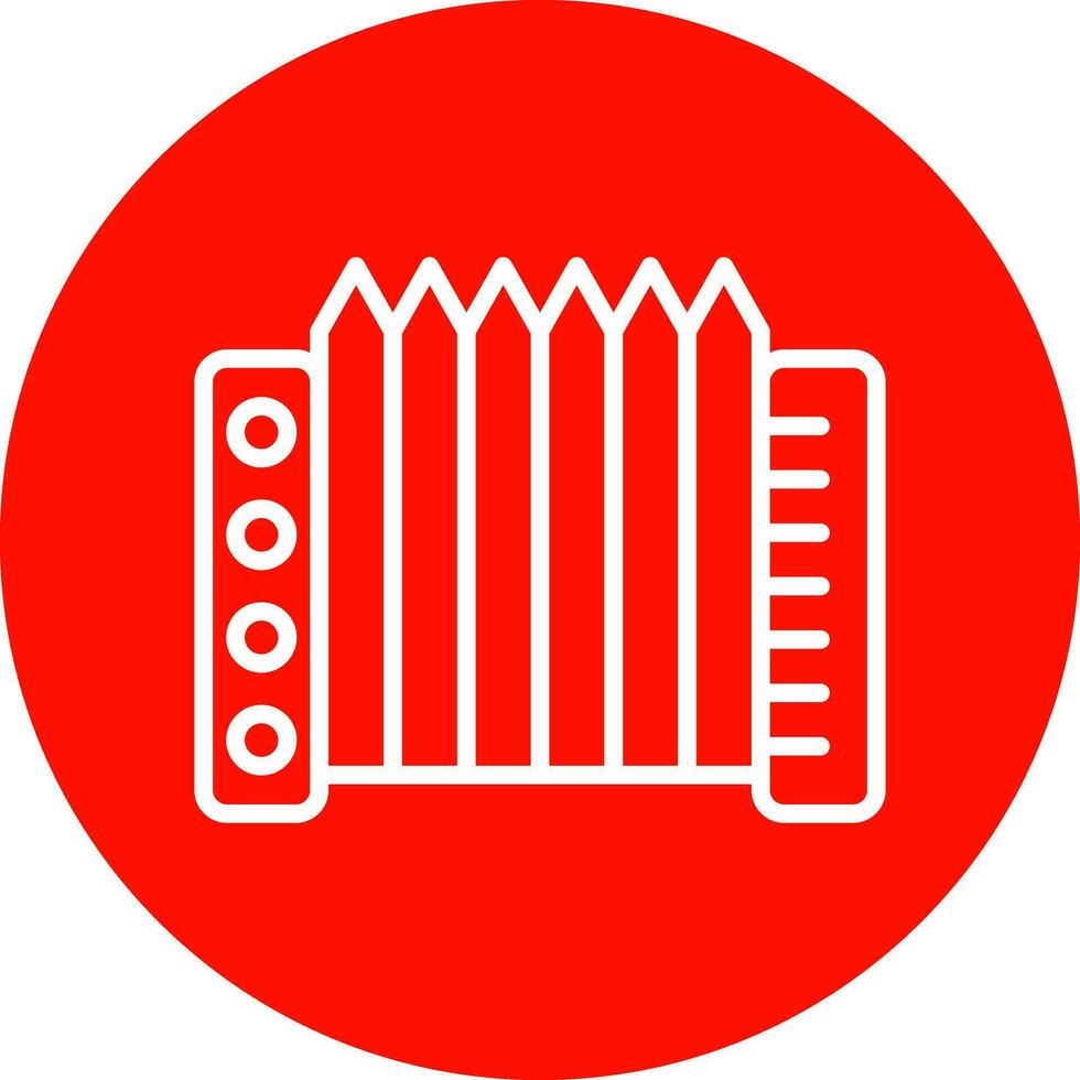 Accordion Vector Icon Design