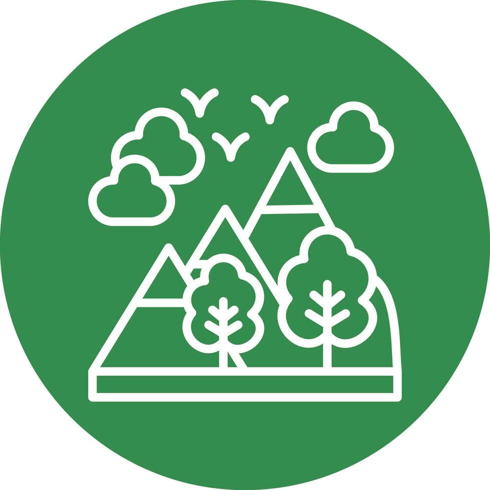 Alps Vector Icon Design