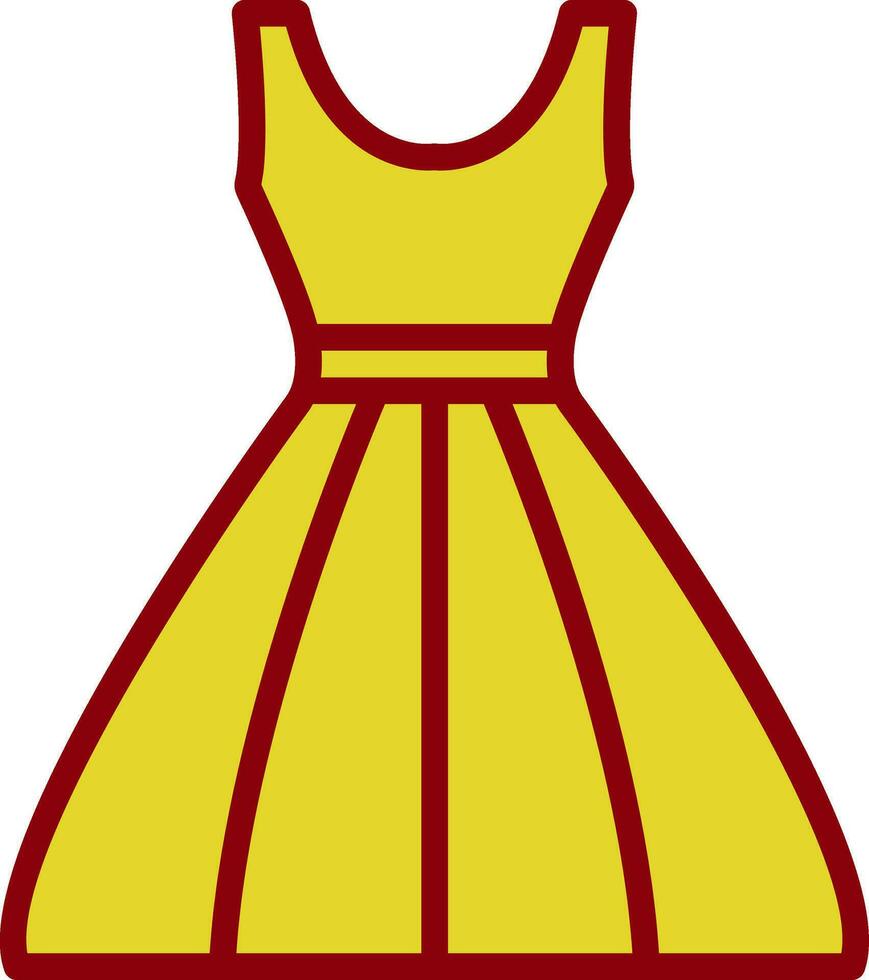 Dress Vector Icon Design