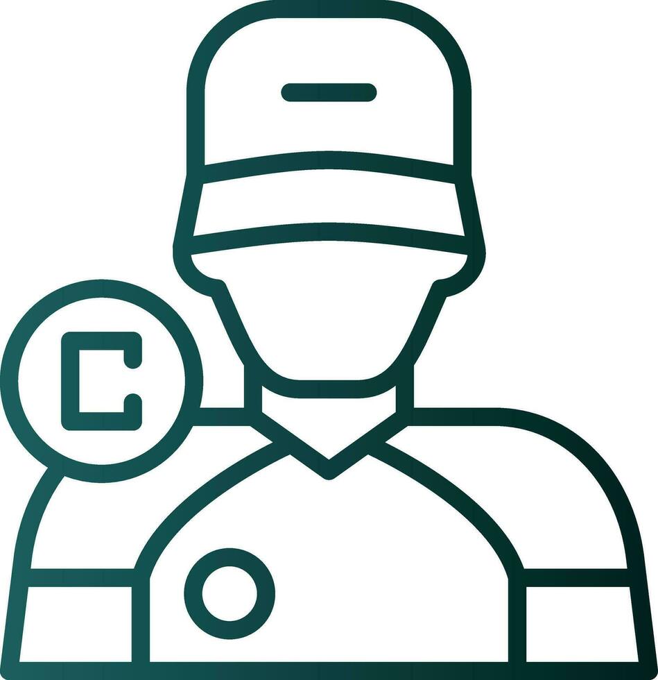Captain Vector Icon Design