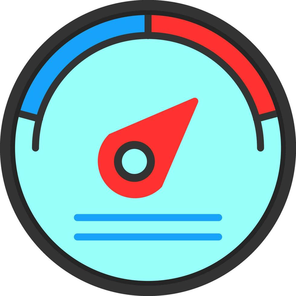 Meter Vector Icon Design