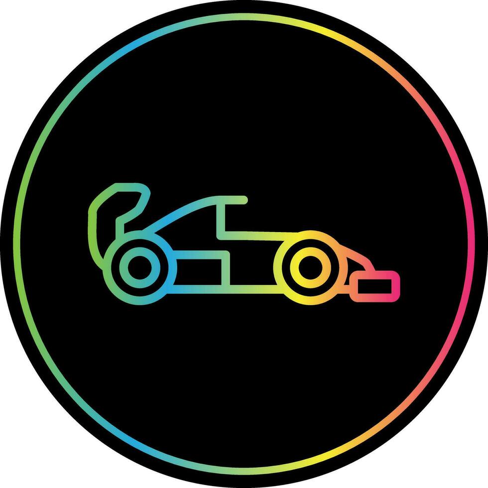 diseño de icono de vector de coche de carreras