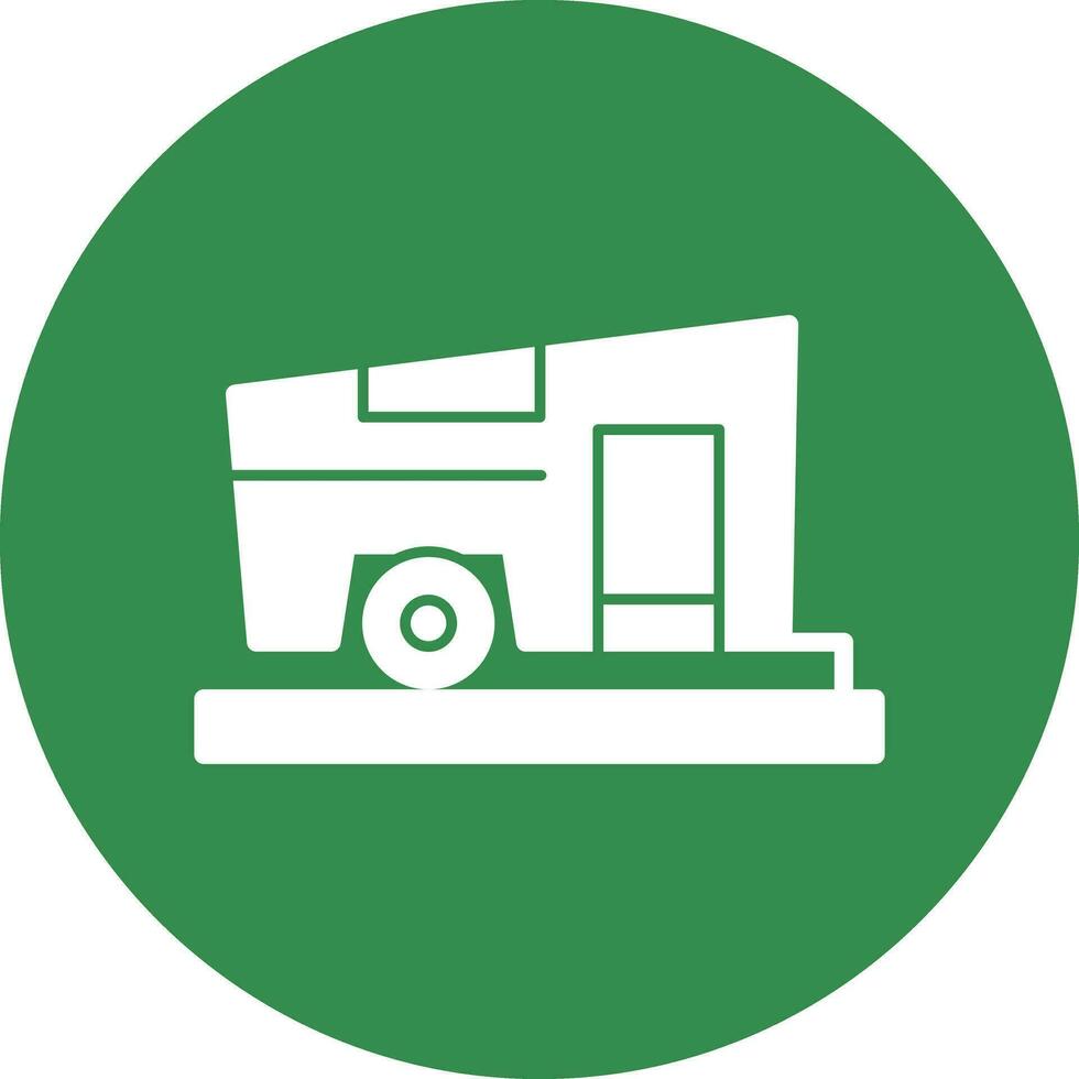 Campervan Vector Icon Design
