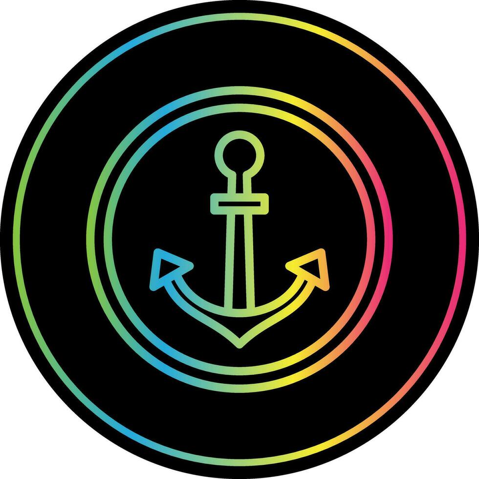 Anchor Vector Icon Design