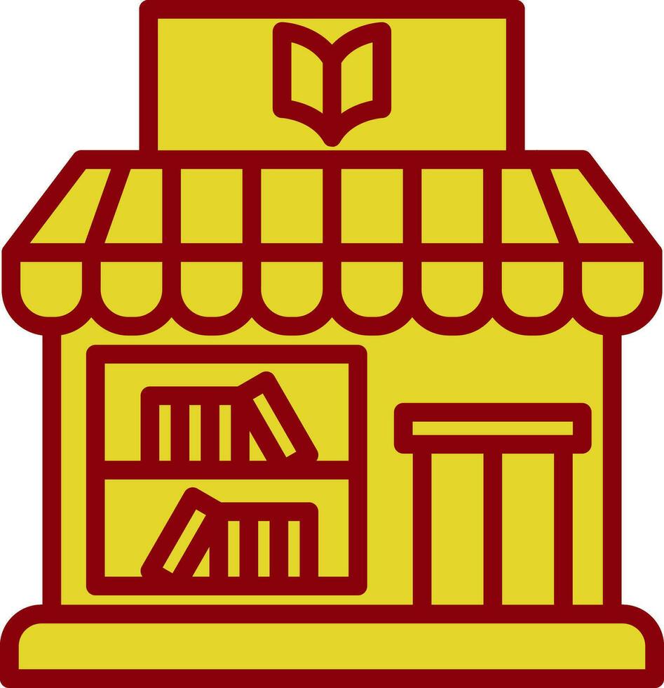 Book shop Vector Icon Design