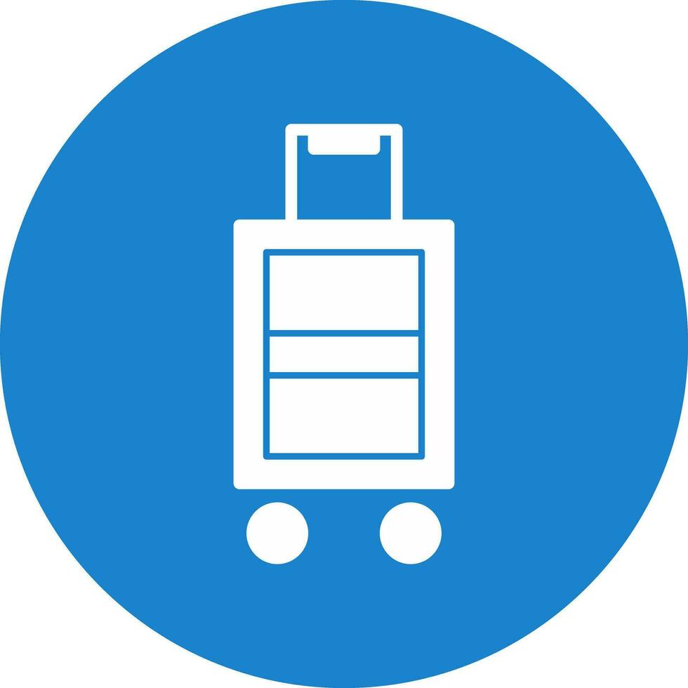 Luggage Vector Icon Design