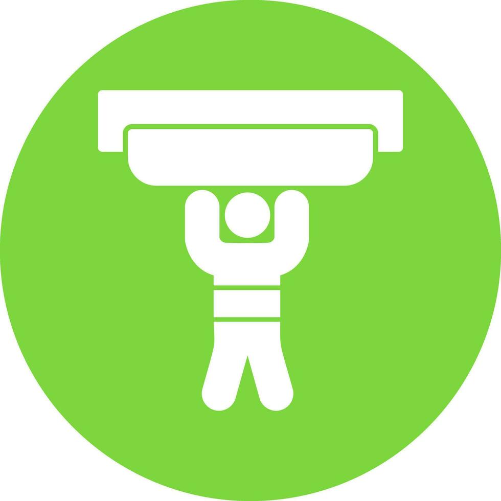 Hanging man Vector Icon Design