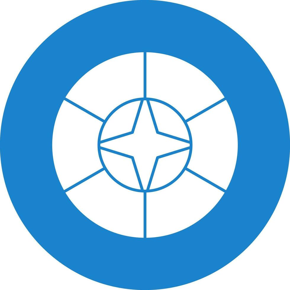 Frisbee Vector Icon Design
