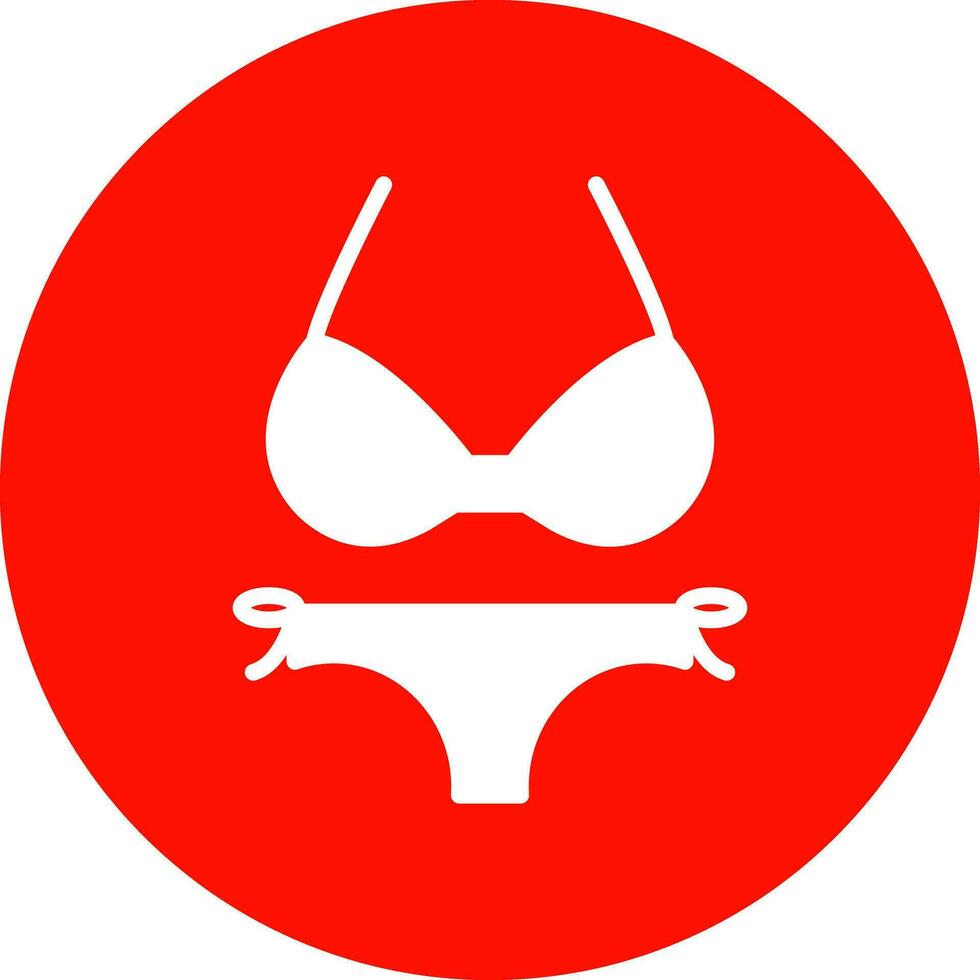 Bikini Vector Icon Design