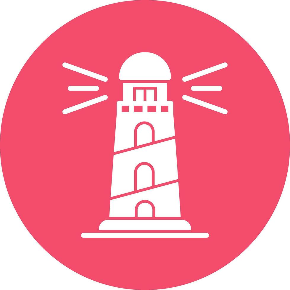 Lighthouse Vector Icon Design