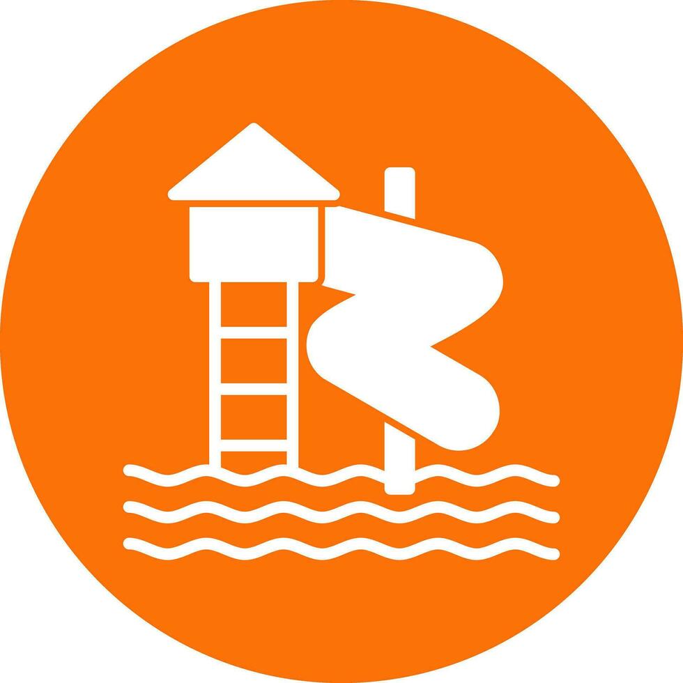 Water park Vector Icon Design