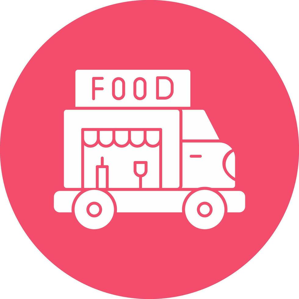 Food Truck Vector Icon Design