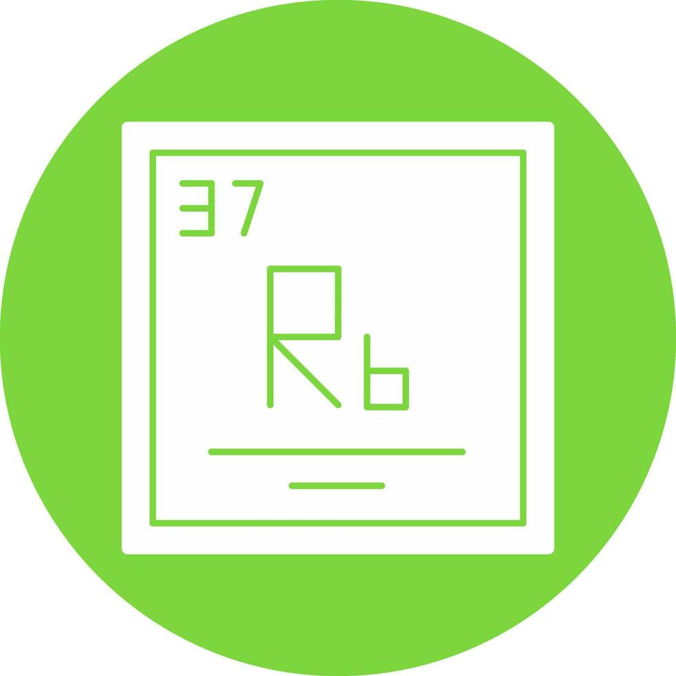 Rubidium Vector Icon Design