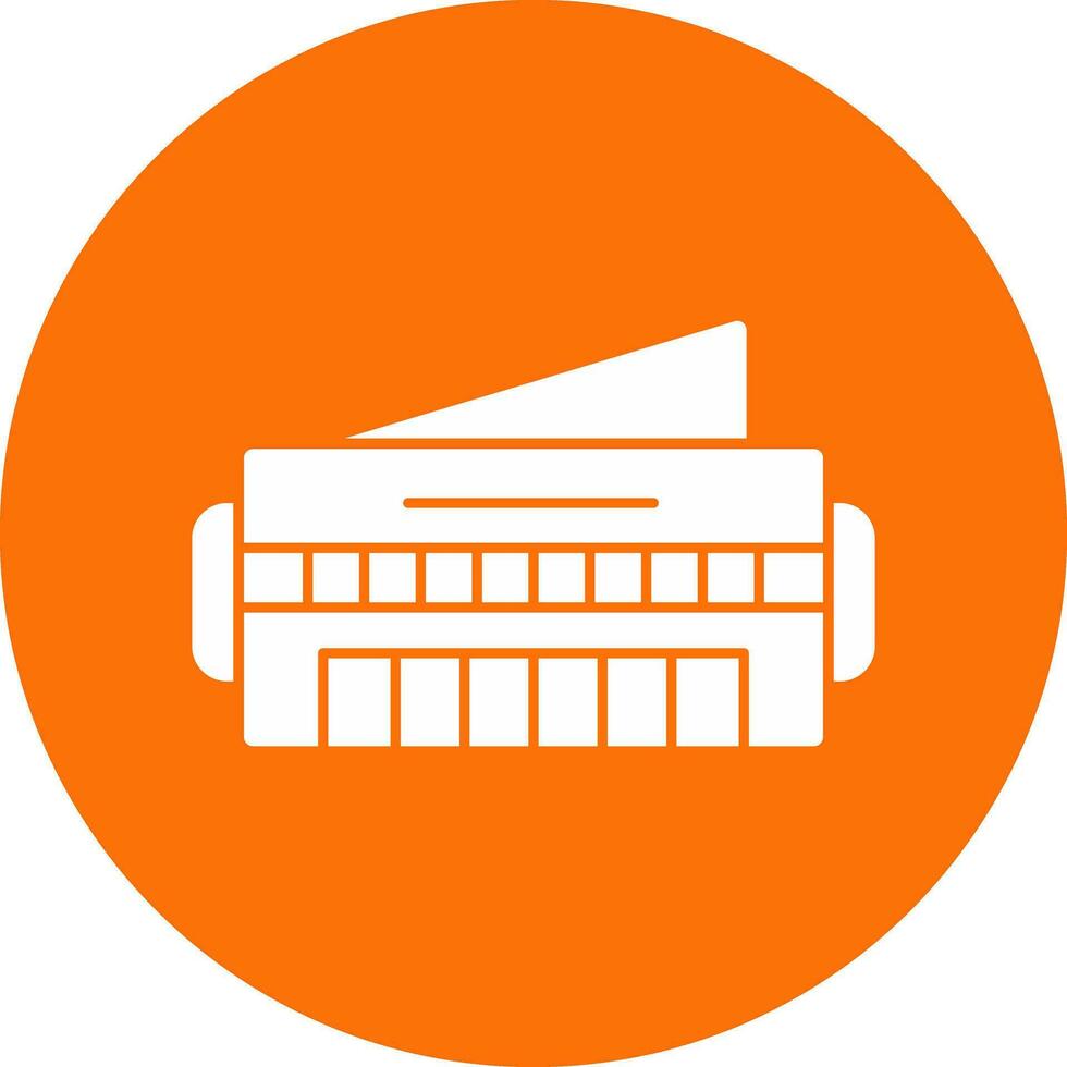 Harmonica Vector Icon Design