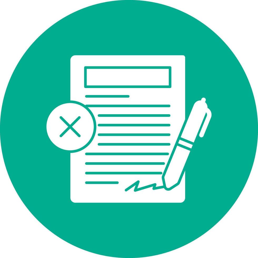 Disagreement Vector Icon Design