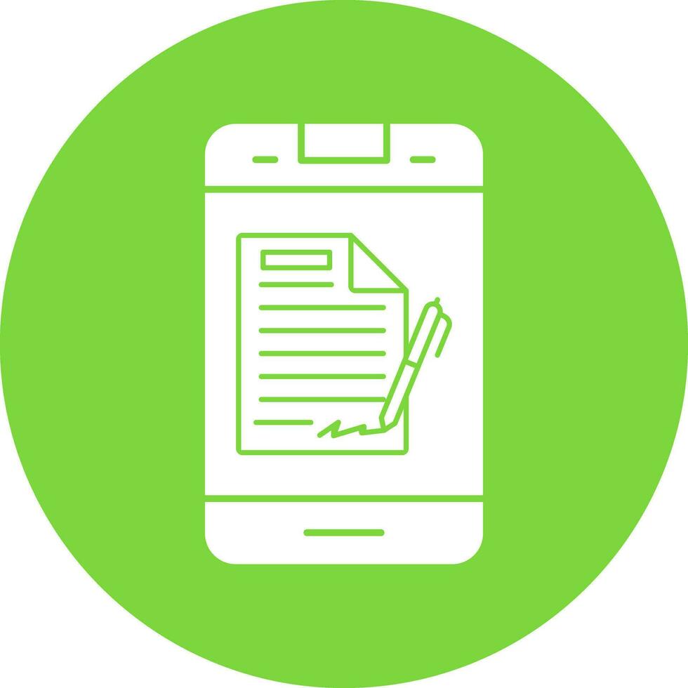 Signature Vector Icon Design